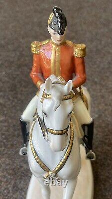 Pirouette Augarten Vienna Spanish Porcelain Horse And Rider School Lipizzaner