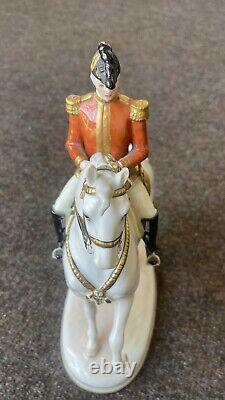 Pirouette Augarten Vienna Spanish Porcelain Horse And Rider School Lipizzaner