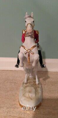 Poelzer Porcelain Spanish Lipizzaner Horse Rider Hofreitschule Wien Austria