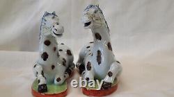 Porcelain CH'IEN LUNG HORSES from the Rockefeller Collection