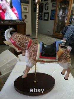 Porcelain Hand Painted Carousel Animal Figurine Set