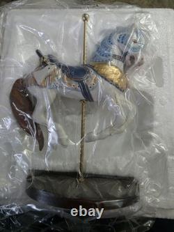 Porcelain Hand Painted Carousel Animal Figurine Set