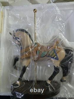 Porcelain Hand Painted Carousel Animal Figurine Set