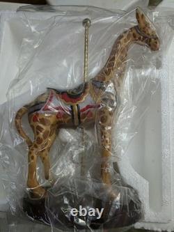 Porcelain Hand Painted Carousel Animal Figurine Set