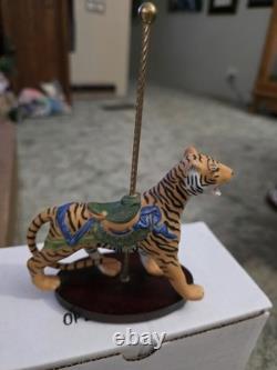 Porcelain Hand Painted Carousel Animal Figurine Set