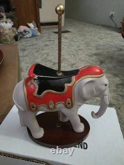 Porcelain Hand Painted Carousel Animal Figurine Set