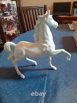 Porcelain Horse Figurine Marked Kpm. Most Likely Manufactured By Arnart