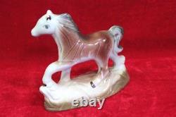 Porcelain Horse Toy Figure Old Vintage Antique Rare Halloween Gifts PN-75