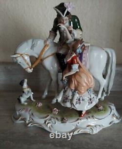 Porcelain collectible horse figurines