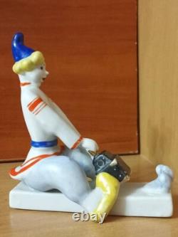 Porcelain figurine from the USSR era Ivanushka. The Little Humpbacked Horse