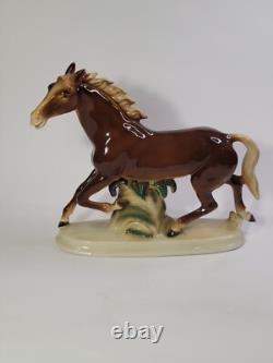 Porcelain figurine, vintage, horse, German porcelain, vintage figure, vintage