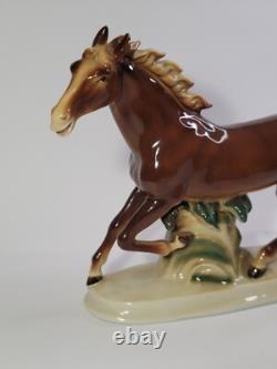 Porcelain figurine, vintage, horse, German porcelain, vintage figure, vintage