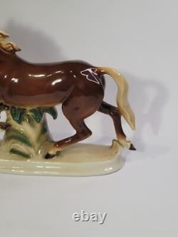 Porcelain figurine, vintage, horse, German porcelain, vintage figure, vintage