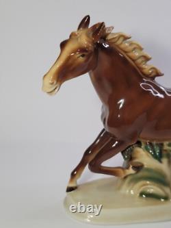 Porcelain figurine, vintage, horse, German porcelain, vintage figure, vintage