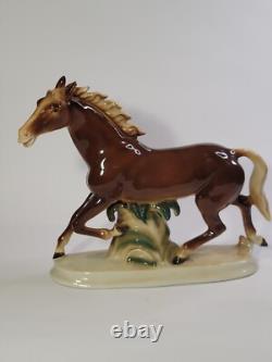 Porcelain figurine, vintage, horse, German porcelain, vintage figure, vintage
