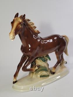 Porcelain figurine, vintage, horse, German porcelain, vintage figure, vintage