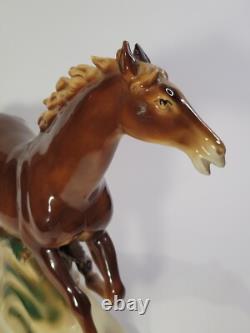 Porcelain figurine, vintage, horse, German porcelain, vintage figure, vintage