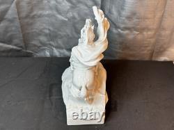 Potschappel Thieme Carl White Unpainted Porcelain Napoleon Bonaparte Horse