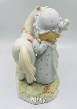 Precious Moments Peace In The Valley Limited Ed Figure 649929 Girl Horse 1999