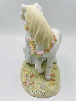 Precious Moments Peace In The Valley Limited Ed Figure 649929 Girl Horse 1999