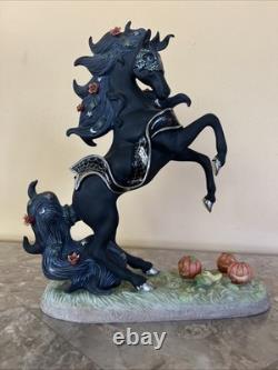 Princeton Gallery Halloween Magic Unicorn 2002 Fine Porcelain Figurine RARE
