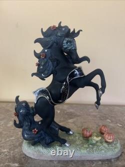 Princeton Gallery Halloween Magic Unicorn 2002 Fine Porcelain Figurine RARE