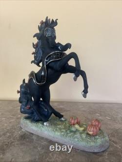 Princeton Gallery Halloween Magic Unicorn 2002 Fine Porcelain Figurine RARE