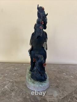 Princeton Gallery Halloween Magic Unicorn 2002 Fine Porcelain Figurine RARE