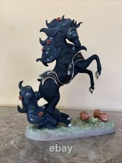 Princeton Gallery Halloween Magic Unicorn 2002 Fine Porcelain Figurine RARE