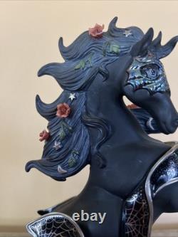 Princeton Gallery Halloween Magic Unicorn 2002 Fine Porcelain Figurine RARE