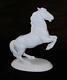 R Chocholka Keramos Vienna Porcelain White Rearing Horse Figurine 12 Tall