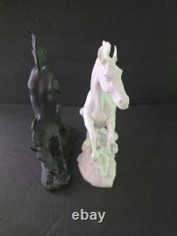 RAGING STALLIONS BY Edward D Hart From The Franklin Mint