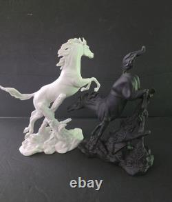 RAGING STALLIONS BY Edward D Hart From The Franklin Mint