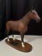 Rare Beswick Connoisseur Nijinsky Race Horse Ceramic Figure Wooden Base