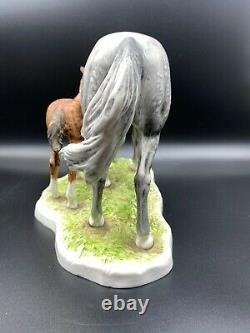 RARE GOEBEL HORSE FIGURINE MARE & FOAL BY G. BOCHMANN W Germany 1974