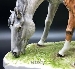 RARE GOEBEL HORSE FIGURINE MARE & FOAL BY G. BOCHMANN W Germany 1974