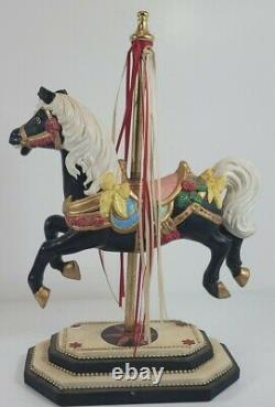 RARE! J. A. Mackin Porcelain Carousel Horse Beautiful SN 897-4746