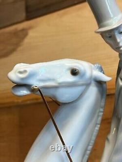 RARE Large 19 Lladro Man on Horse Retired Figurine