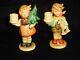Rare Mel Hummels Advent Candleholder 117 Boy With Horse 116 Girl With Fir Tree