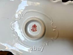 RARE Victorian Wallendorf Germany Porcelain Horse Drawn Carriage Buggy WOW B14