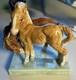 Rare Vintage 1939 Doris Lindner Royal Worcester Foals Ceramic Horse Figurine