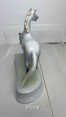 RARE Vintage Herend porcelain Horse Figurine Hand painted