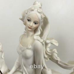 RARE Vtg. Giuseppe Armani Medieval Lady on Horse Porcelain Figure Florence #695F