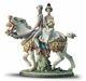 Retired And New Valencian Couple On Horse Figurine #1472