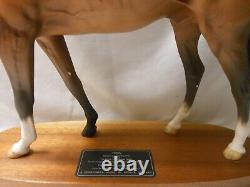 ROYAL DOULTON Beswick 2674 BAY MATT THOUROUGHBRED Connoisseur Horse 11 H X 11.5