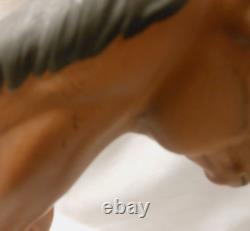 ROYAL DOULTON Beswick 2674 BAY MATT THOUROUGHBRED Connoisseur Horse 11 H X 11.5