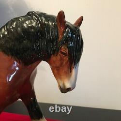 ROYAL DOULTON Horse PRIDE of the SHIRES & FOAL superb 2528 large