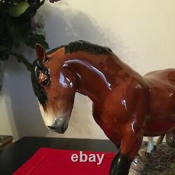 ROYAL DOULTON Horse PRIDE of the SHIRES & FOAL superb 2528 large