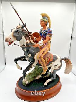 ROYAL DOULTON INDIAN BRAVE HN2376 LE #159/500 withBase, COA & Plaque 1967