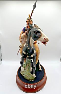 ROYAL DOULTON INDIAN BRAVE HN2376 LE #159/500 withBase, COA & Plaque 1967